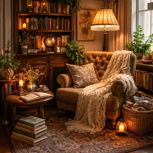 Comment créer un coin lecture vintage extrêmement cosy ?