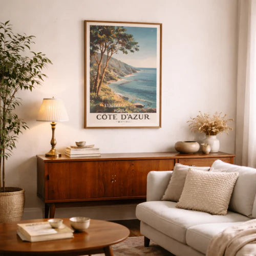 Comment choisir une affiche vintage pour sublimer un mur blanc ?