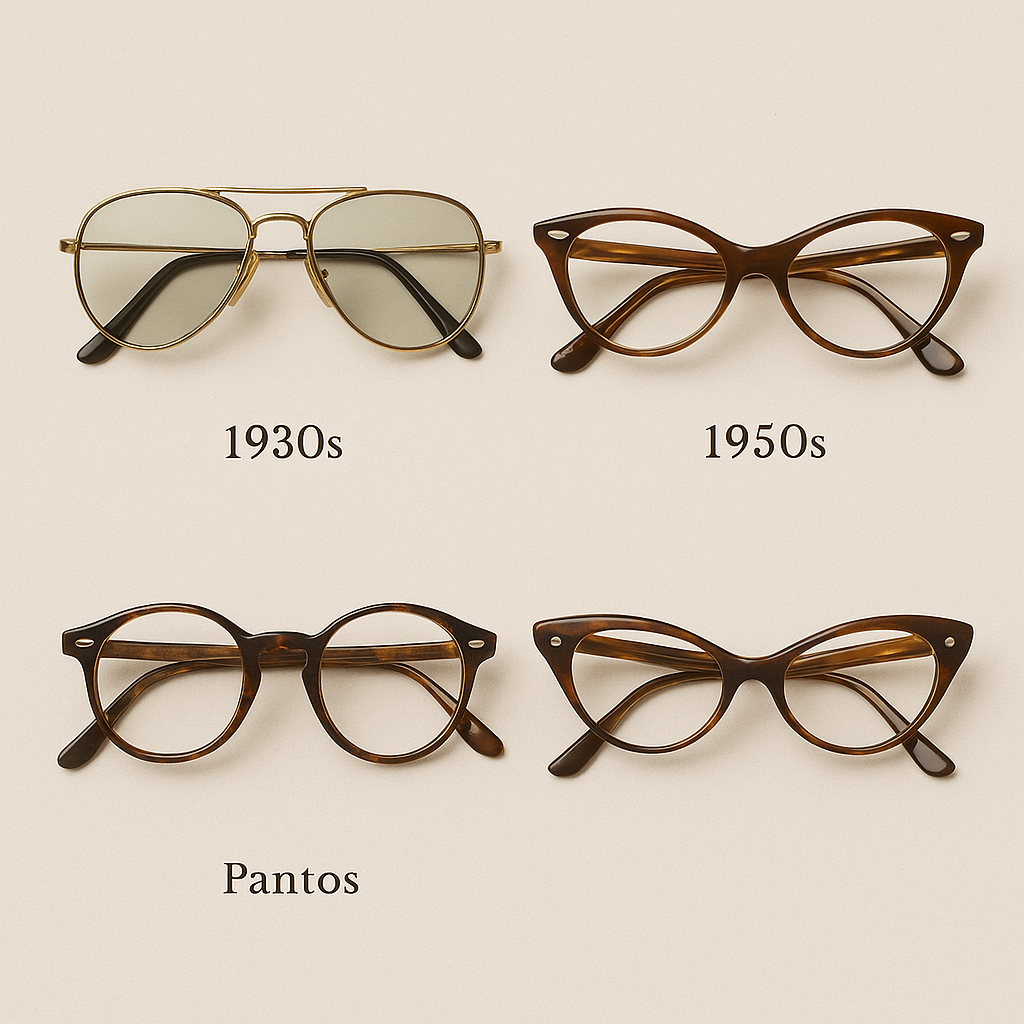 Des Formes Qui Traversent le Temps : Voyage à Travers les Lunettes Vintage
