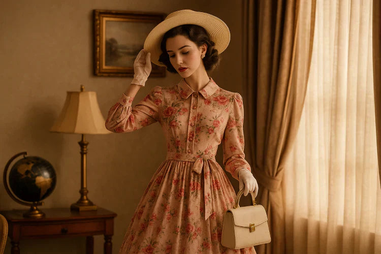 Robe des Années 40 : Élégance, Histoire et Charme Intemporel