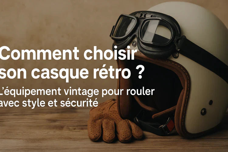 🏍️ Comment Choisir Son Casque Rétro ? | L’Équipement Vintage Pour Rouler Avec Style et Sécurité