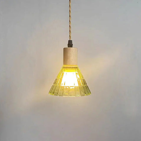 Abat jour en verre vintage lampe