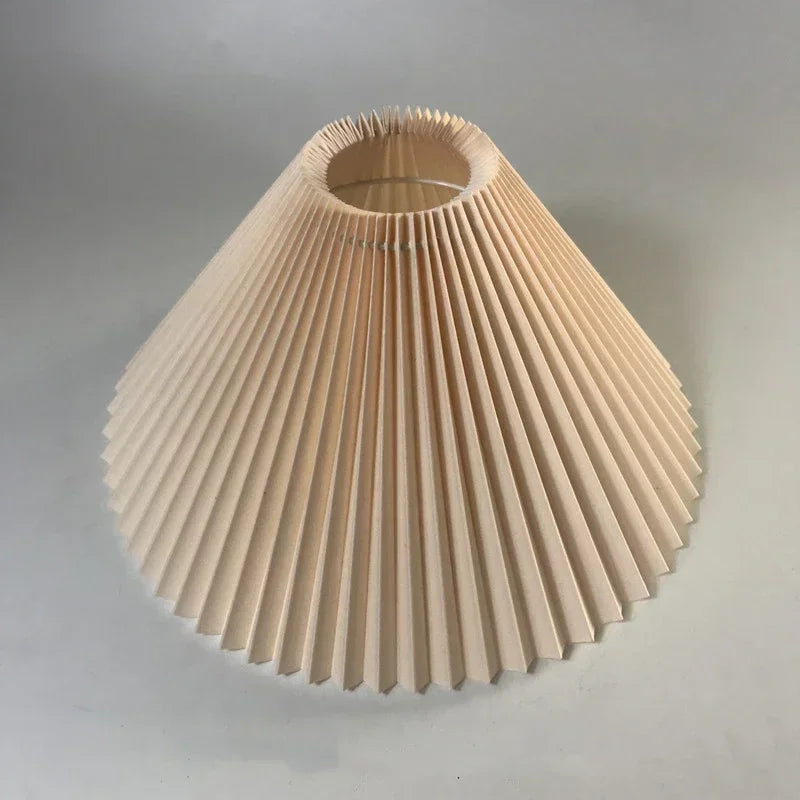 Abat jour vintage pour lampe crème