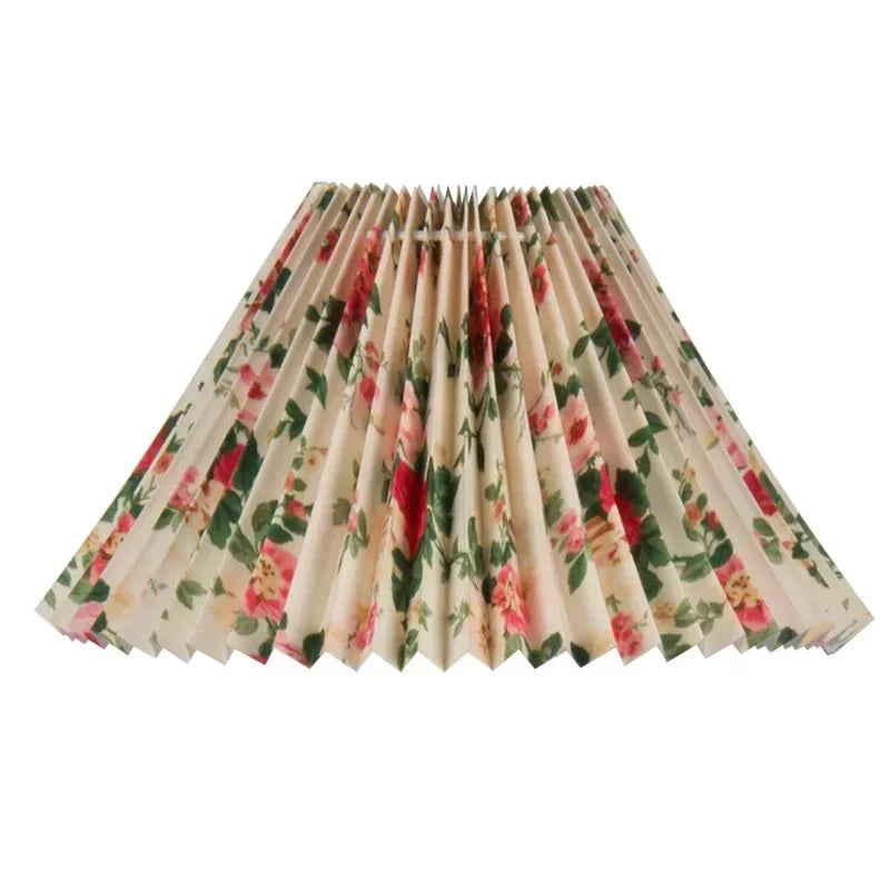 Abat jour vintage pour lampe fleur