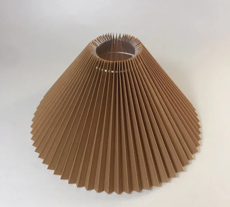 Abat jour vintage pour lampe marron