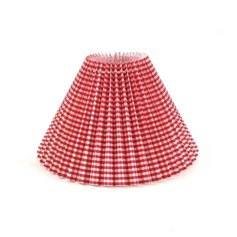 Abat jour vintage pour lampe rougecarré