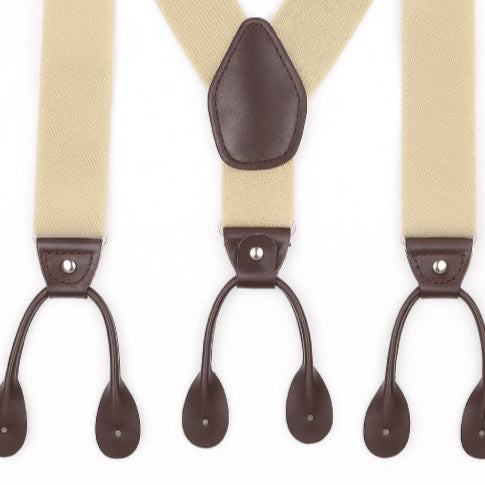 Accessoire homme vintage marron beige