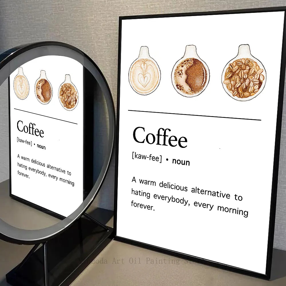 Affiche café vintage noun