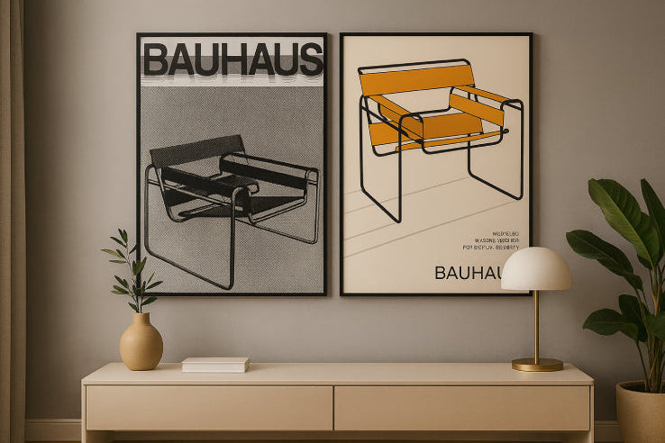 Affiche industrielle bauhaus plante
