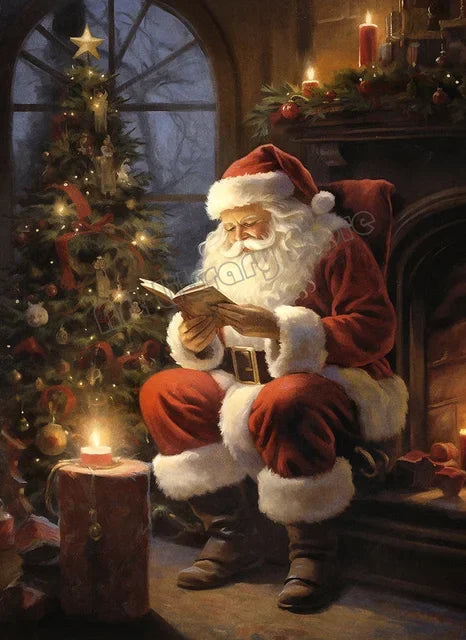 Affiche noel vintage lis