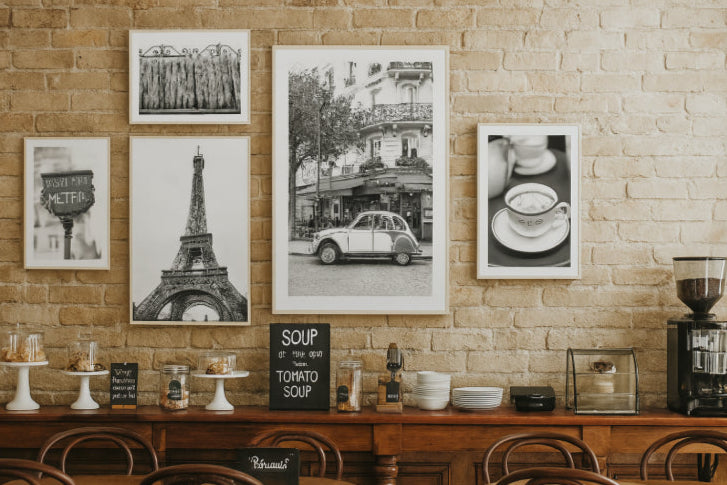 Affiche paris vintage café