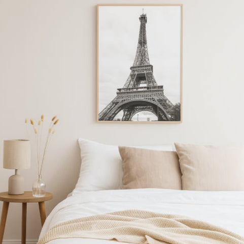 Affiche paris vintage lit