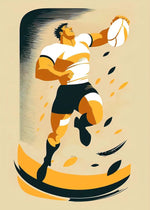 Affiche rugby vintage - Vignette | StyleVintage™