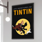Affiche tintin vintage - Vignette | StyleVintage™