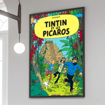 Affiche tintin vintage - Vignette | StyleVintage™