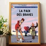 Affiche vintage "Les aventures de tintin " - Vignette | StyleVintage™