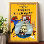 Affiche vintage "Les aventures de tintin " - Vignette | StyleVintage™