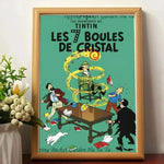 Affiche vintage "Les aventures de tintin " - Vignette | StyleVintage™