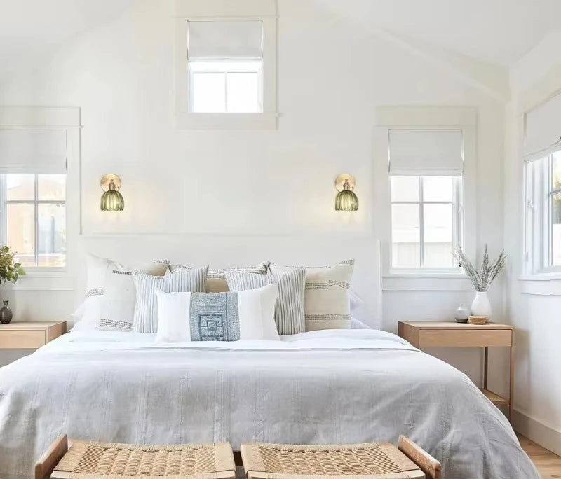 Applique murale en verre vintage chambre