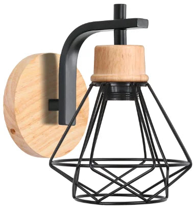 Applique murale vintage bois