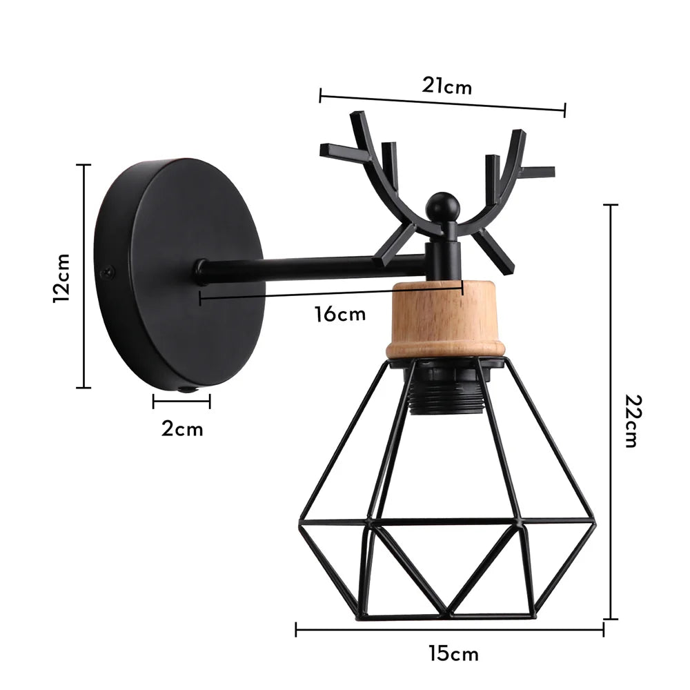 Applique murale vintage cerf