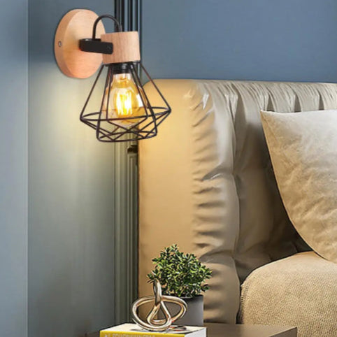 Applique murale vintage lit