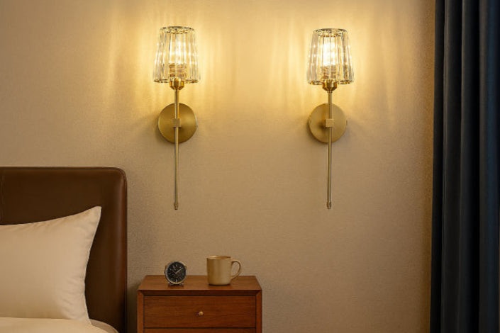 Applique vintage cristal lit