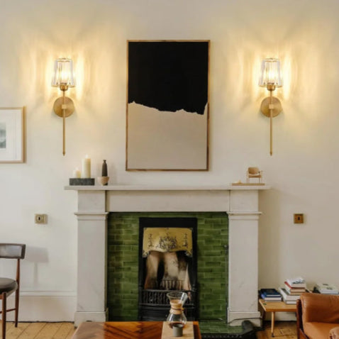 Applique vintage cristal mural