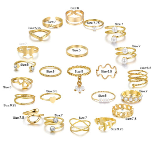 Bague vintage 30 pièces