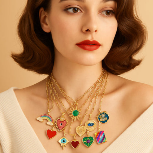 Bijou fantaisie vintage collier