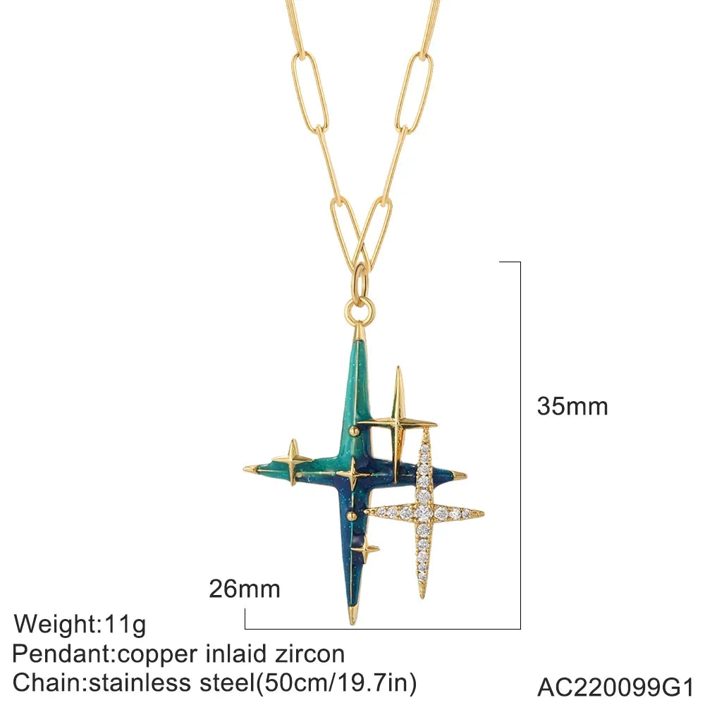 Bijou fantaisie vintage lune strass étoile