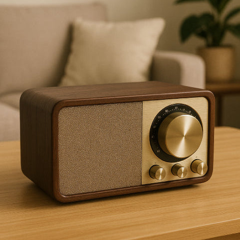 Bluetooth radio vintage salon