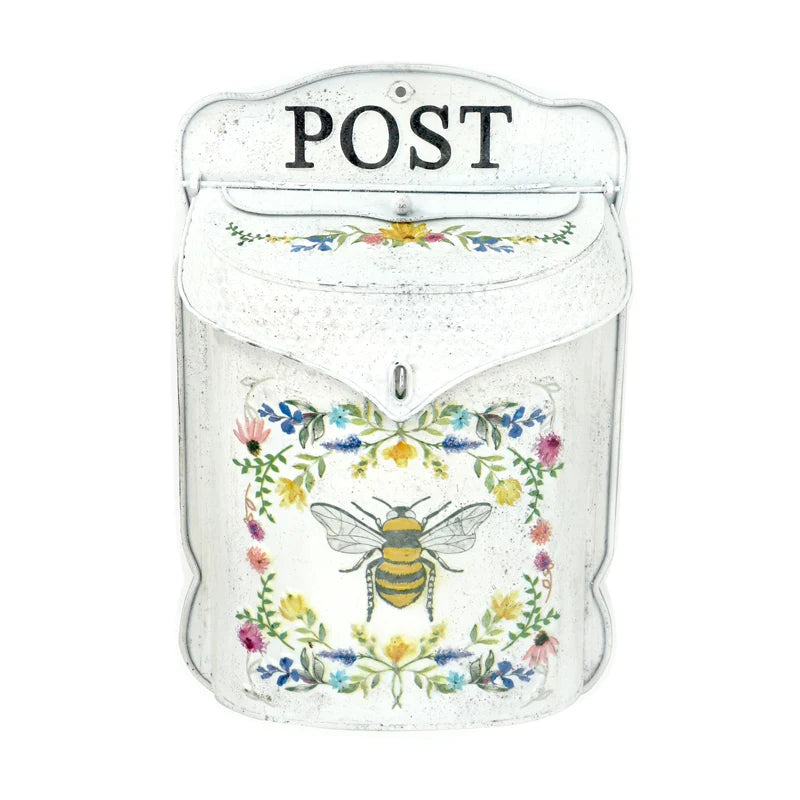 Boite aux lettres vintage blanc