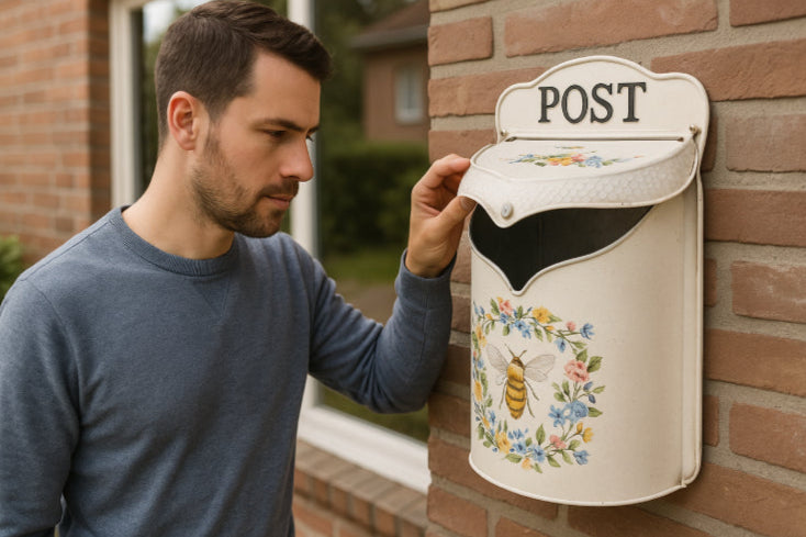 Boite aux lettres vintage homme