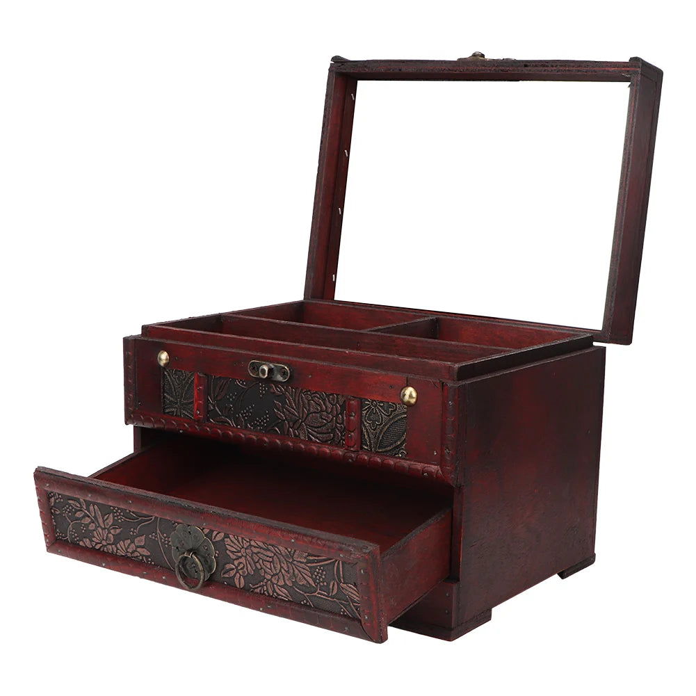 Boite à bijoux antique ouvert