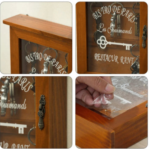 Boite à clés vintage détails