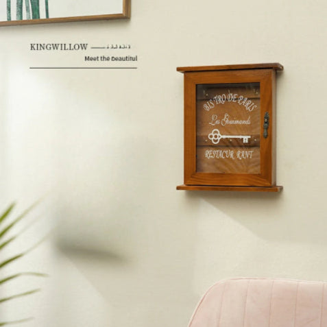 Boite à clés vintage fond blanc