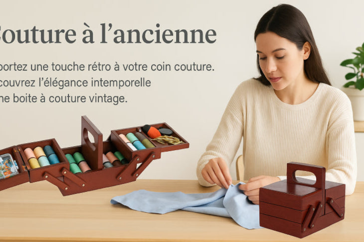 Boite à couture vintage femme