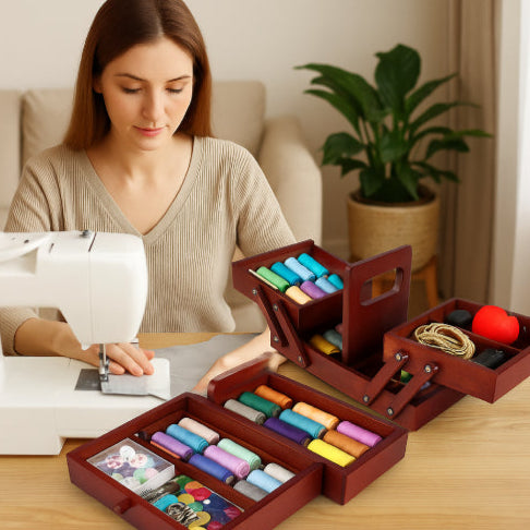 Boite à couture vintage machine