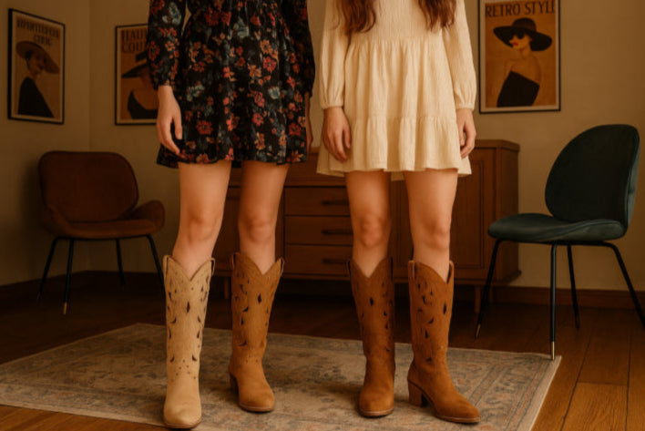 Botte western vintage 2 filles