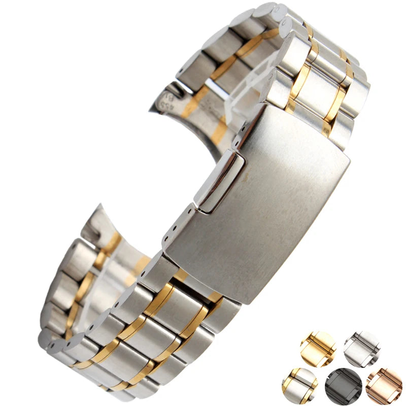 Bracelet montre acier or rose gris