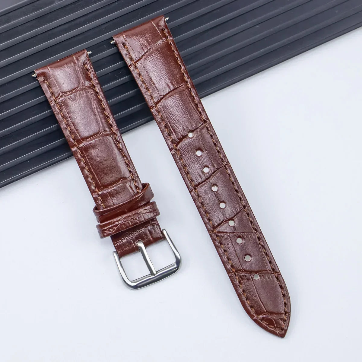 Bracelet montre vintage marron
