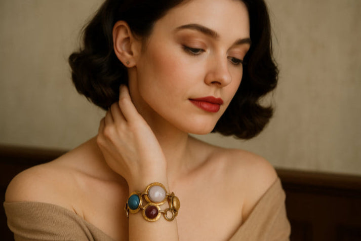 Bracelet vintage multi couleur