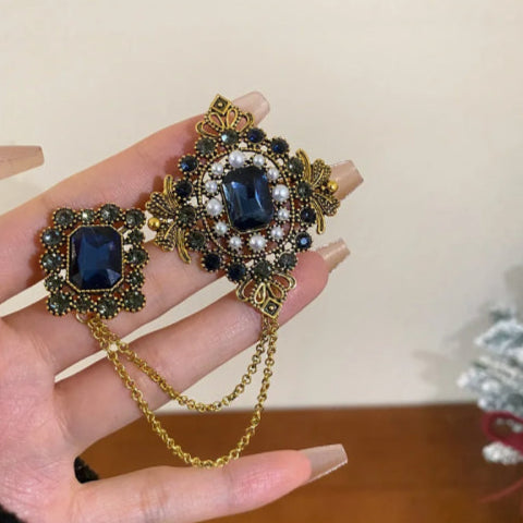 Broche vintage main
