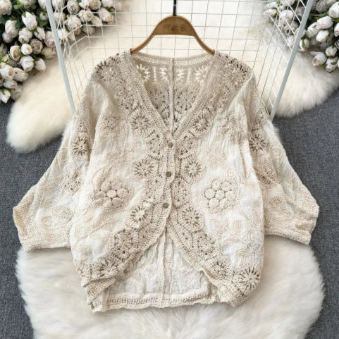 Cardigan vintage  gris