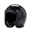 Casque moto cross vintage noir
