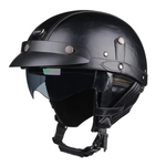 Casque moto vintage avec lunettes - Vignette | StyleVintage™