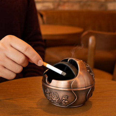 Cendrier vintage cafétéria homme