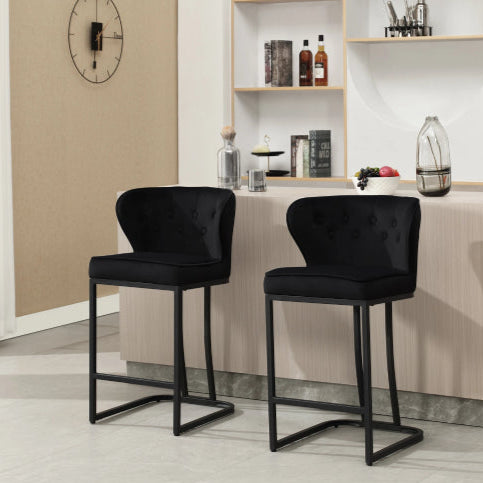 Chaise bistrot vintage noir 2