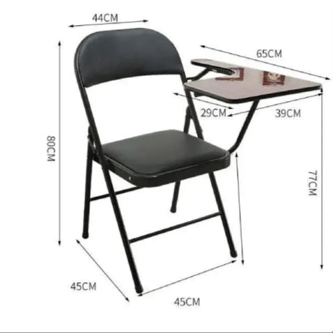 Chaise écolier relié à la table dimensions